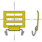  Agrafe pour tube zf (zf) 