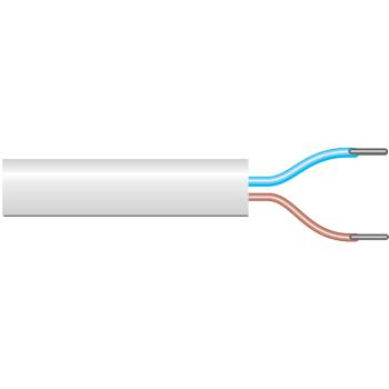  Cble blanc 0,75mm50m 2conduc 