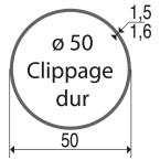  Roue d50 tube d50 clip dur 