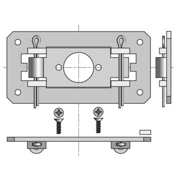  Plaque point fixe 40 vr 