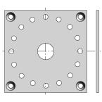  Plaque 100x100 csi/dmi 