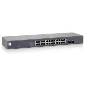  SWITCH RACKABLE 24x GIGA +4SFP 