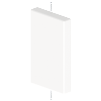  Embout fermeture blanc 60x100 