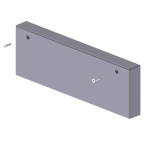  Embout fermet. Coul.Alu 70X210 