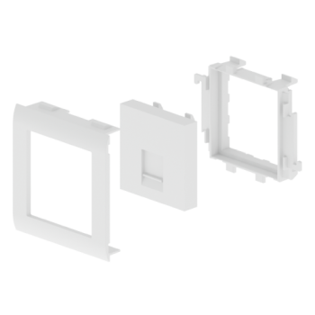  Plastron droit 1 RJ45 65 