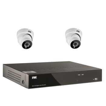  Kit Ip 2Camdom+1Nvr Poe 