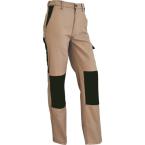  PANTALON CONFORT BEIGE/CHOCOLA 