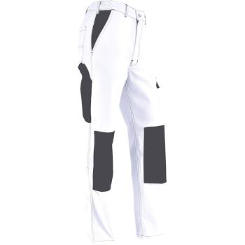  PANTALON CONFORT BLANC/GRIS (a 