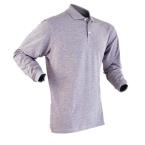  POLO MAILLE PIQUEE GRIS  manch 