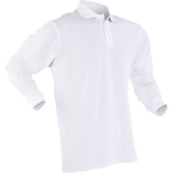  POLO MAILLE PIQUEE BLANC  manc 