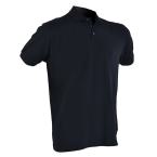  POLO MAILLE PIQUEE NOIR  manch 