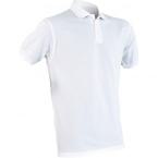  POLO MAILLE PIQUEE BLANC manch 