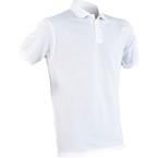  POLO MAILLE PIQUEE BLANC manch 