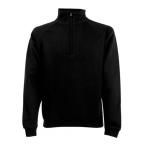  SWEAT-SHIRT NOIR COL ZIPPE (em 