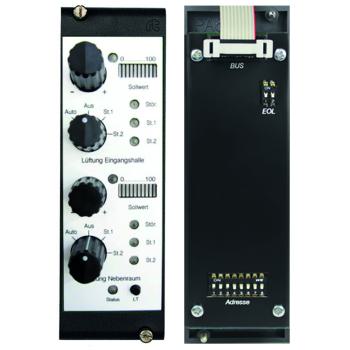  Mod. de com. RBT50, 2 analog, 