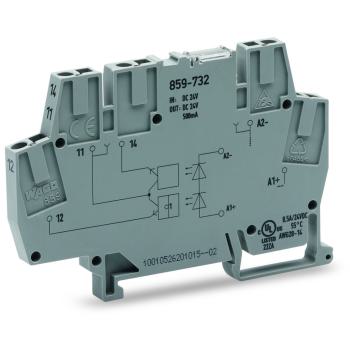  Optok. 24vdc/24vdc, 500ma, wec 