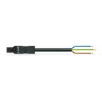  Cordon f/- 3g1.5mm/pvc/4m/noir 