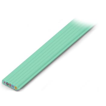  Cble plat 5x2,5mm vert sans 