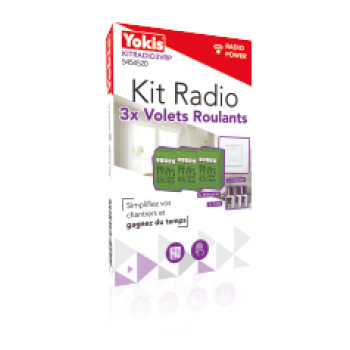  Kit Centralis. 3 Volets Radio 